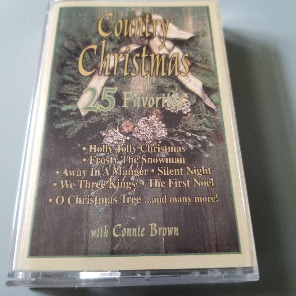 Country Christmas with 25 hits cassette tape